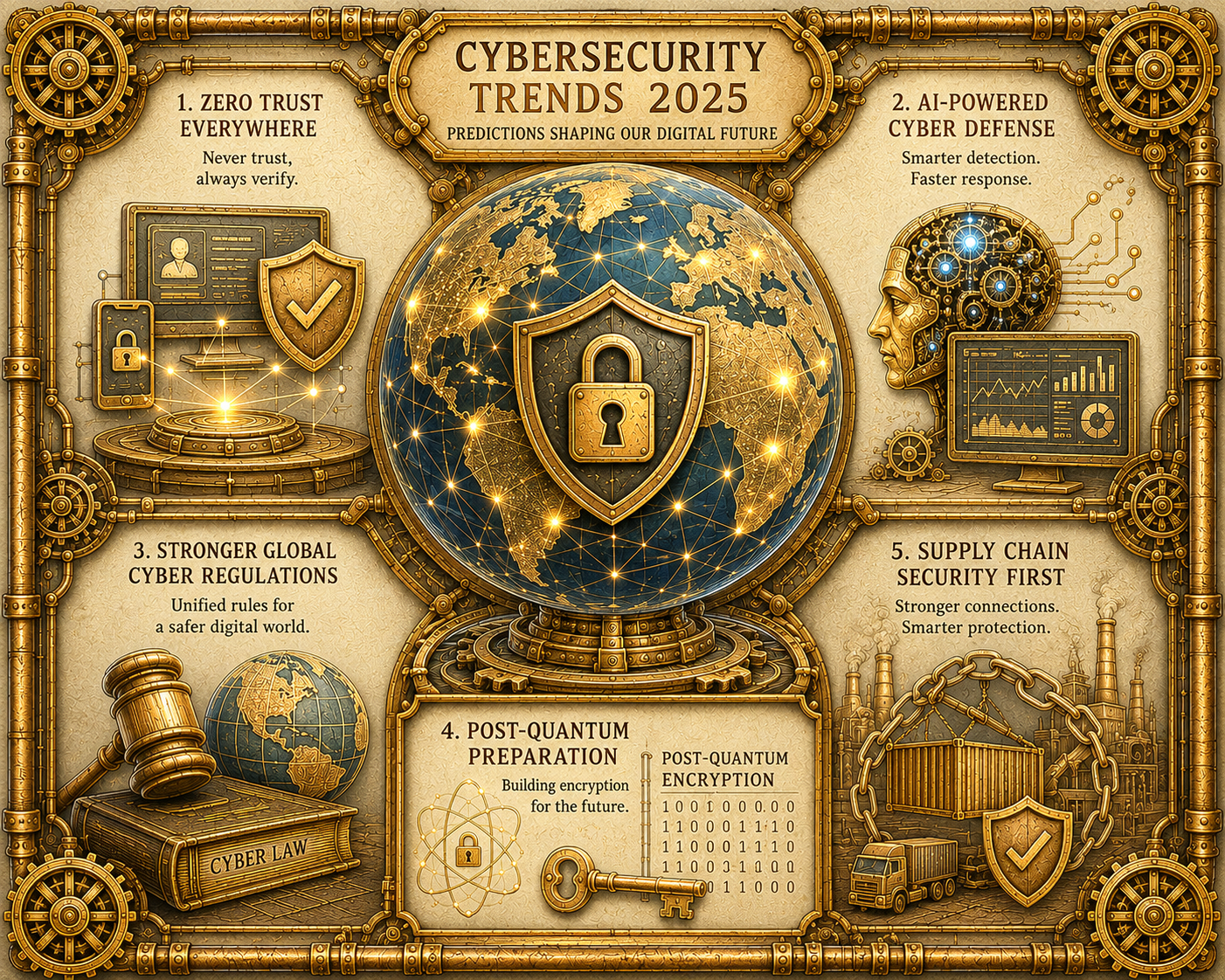 Cybersecurity trends that will shape 2025