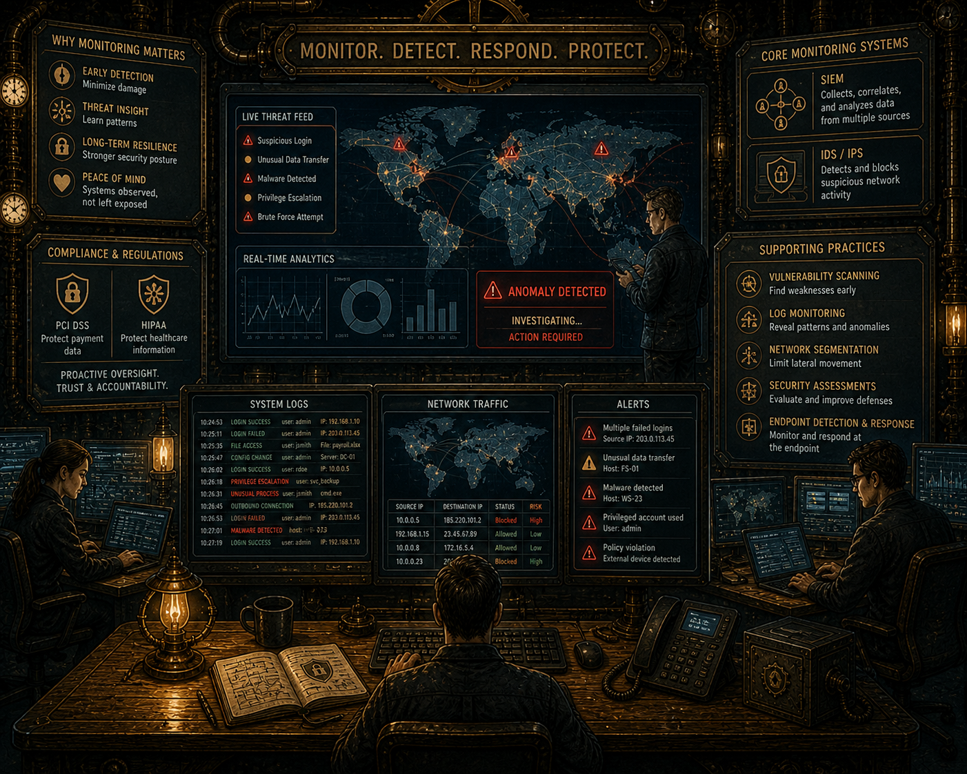 Monitoring suspicious activity to strengthen cybersecurity