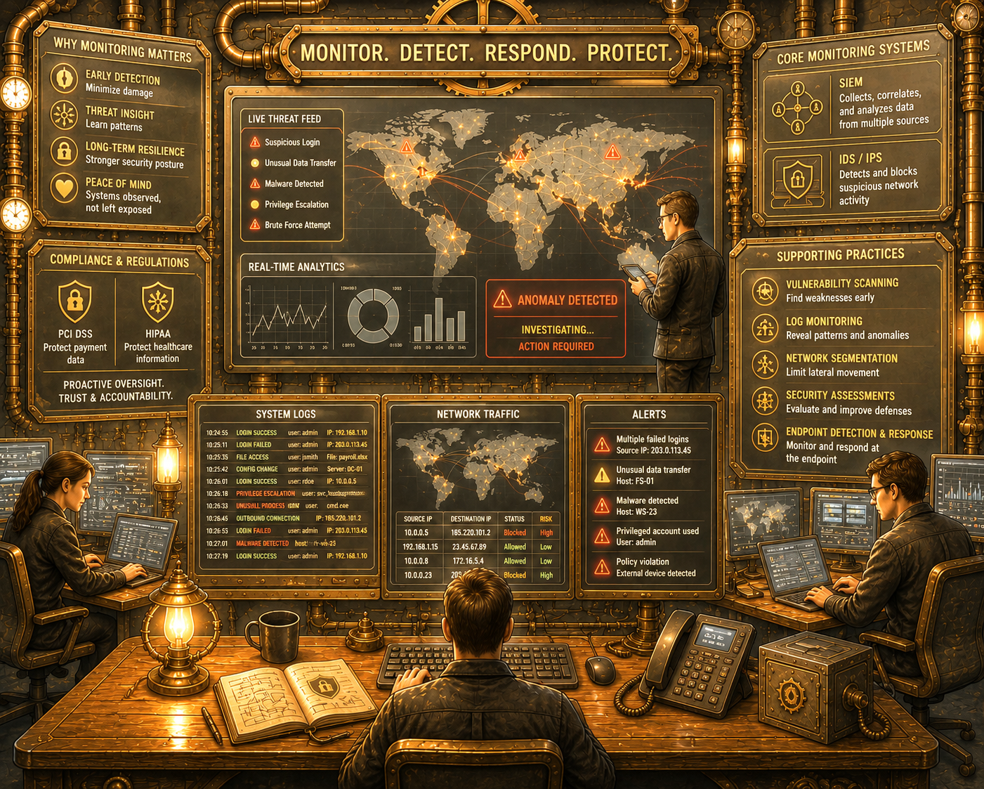 Monitoring suspicious activity to strengthen cybersecurity